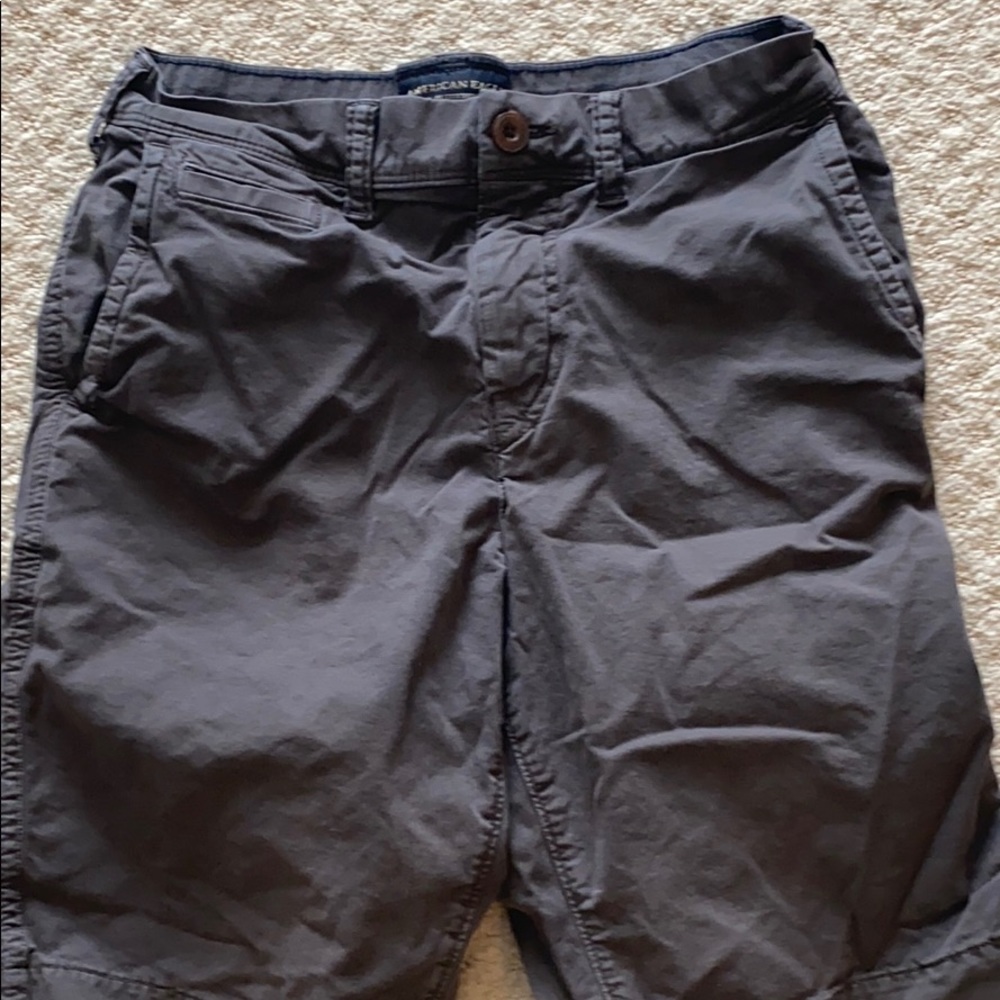 AE grey shorts